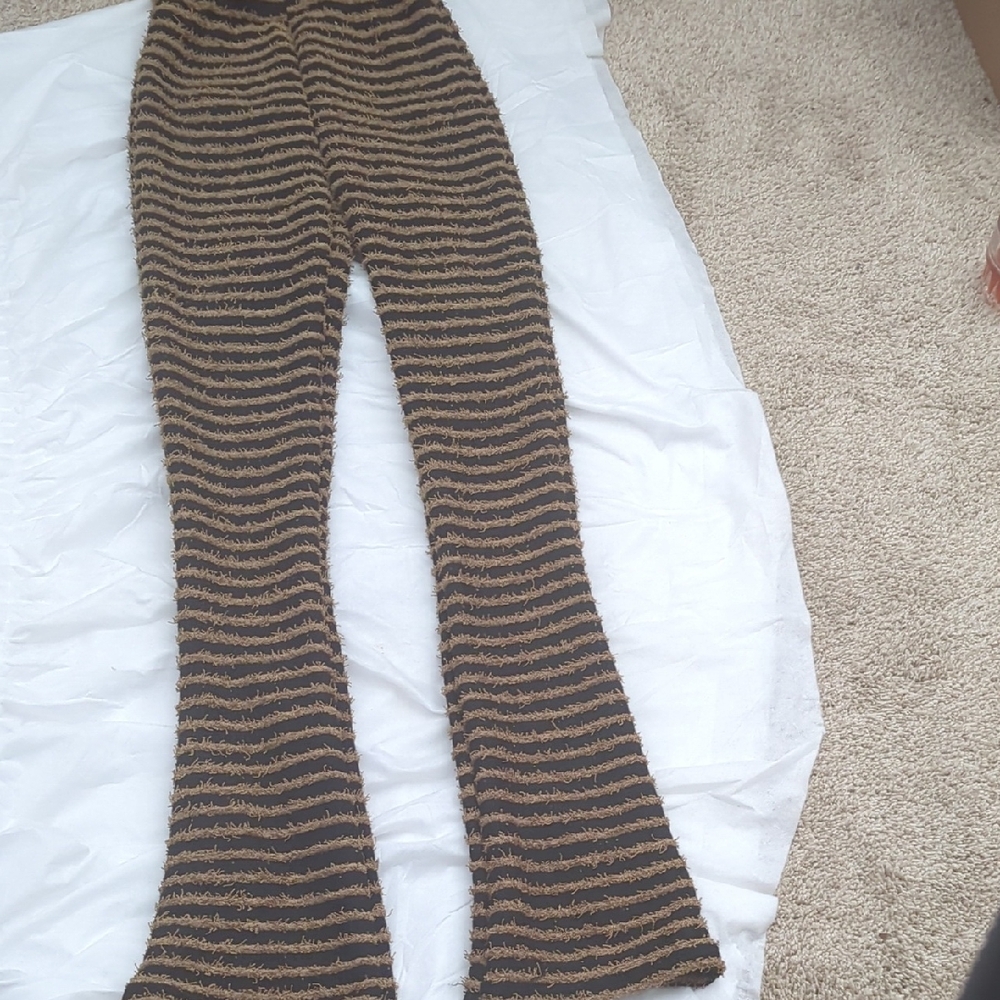 Striped Flare Pants